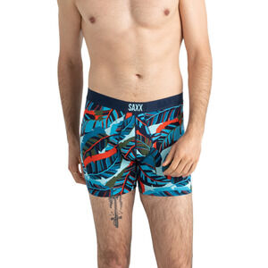 Saxx Men Vibe Super Soft Boxer Brief Blue Pop Jungle Size S